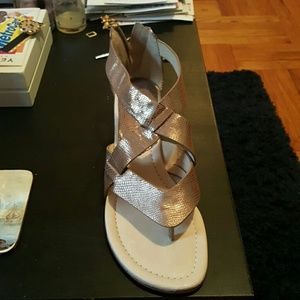 Donald j pliner weddge sandals